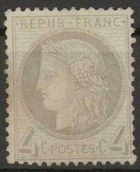 4C. Ceres 1871, sauber ungebraucht, kleine leicht gebräunte Stelle ...