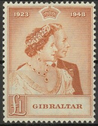 1Pfund Silberhochzeit 1949, sauber postfrischAutomatically generated ...