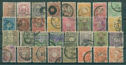 Lot klassischer Ausgaben auf einer Steckkarte, völlig ...