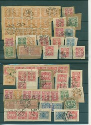 Lot klassischer Ausgaben auf Briefstücken, insgesamt 11 ...