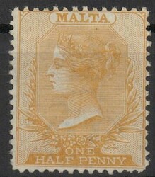 1/2P. Königin Victoria 1863, sauber ungebraucht ohne ...