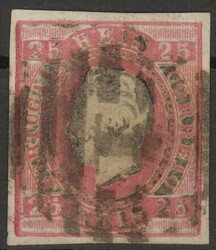 25R. Koenig Luis I. 1870, UNGEZÄHNT, sauber gestempelt (200,-)