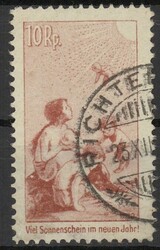 10Rp. Pro-Juventute-Vorläufer 1912, sauber gestempelt (150,-)