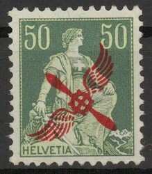 50C. Propelleraufdruck 1919, sauber postfrisch