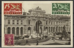 15C. Flugpost 1923 und 20C. Flugpost 1925, mit weiterem Wert auf ...