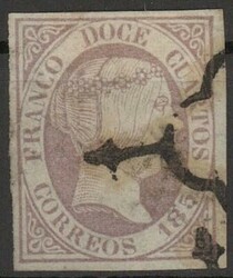 12Cs. Königin Isabella II. 1851, sauber gestempelt (200 ...