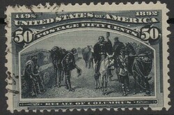 50C. Kolumbus 1893, sauber gestempelt, gut gezähnt (160 ...