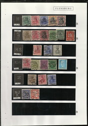 FLENSBURG: Interessantes Lot Firmenlochungen/Perfins aus Flensburg ...