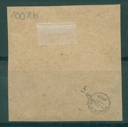 50M. Großes Staatswappen 1922, sauber gestempelt auf Briefstück, ...