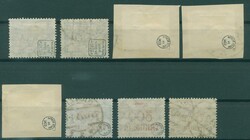 Freimarken 1923, Satz kpl. sauber gestempelt, teilweise auf ...