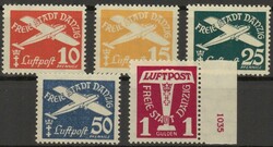 Flugpost 1935, Satz kpl. tadellos postfrisch, 1Mk. als ...