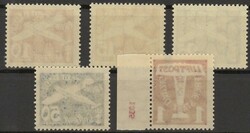 Flugpost 1935, Satz kpl. tadellos postfrisch, 1Mk. als ...