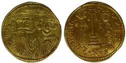 Constantinopel (Byzantium) [z.j. (641-668)]. AU. Solidus. Constans II ...