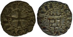 Kruisvaarders. Koninkrijk Cyprus. Henry II [1285-1324]. AR. Groot. Vz ...