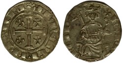 Kruisvaarders. Koninkrijk Cyprus. Hugo IV [1324-1359]. AR. Groot of ...