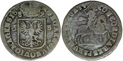 Nijmegen [(16)89]. AR. Rijderschelling van 6 Stuiver. Vz.: gekroond ...