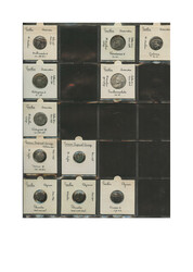 Antiek Parthen. [123 BC-75 AD]. Verzameling Drachmen (9) en Siglos ...