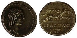 Antiek Romeins Republiek. L. Calpurnius Piso Frugi [90-89 BC]. AR. ...