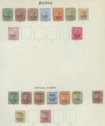 7461: Collections and Lots Indian Convention States - Bulk lot