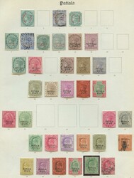 7461: Sammlungen und Posten Indien Vertragsstaaten - Lot
