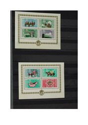 MONGOLIË [1961-2022]. Postfrisse verz. met blocks en velletjes, ...