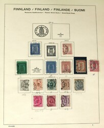 FINLAND. Verz./partij vanaf 1856 met gebr./ongebruikt, w.bij leuke ...