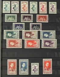 CAMBODJA [1951-1970]. Postfrisse verz. in insteekboek incl. blocks