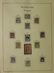 NEDERLAND EN NED. INDIË. Verz. vanaf 1852 vnl. gebruikt in Ka-Be ...