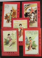 CHINA. Collectie semi-officiële blocks in 2 dikke insteekboeken