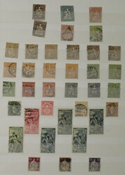 ZWITSERLAND EN LIECHTENSTEIN. Verz. vanaf klassiek in 2 insteekboeken ...