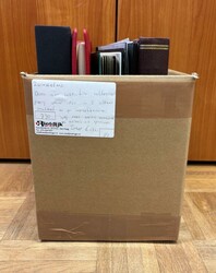 ZWITSERLAND. Doos met gebruikte collectie/partij vanaf 1850 in 3 ...