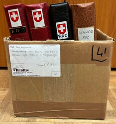 ZWITSERLAND. Verz. van ruim 250 FDC's tussen 1960 en 1994 in 4 ...