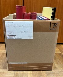 LITERATUUR NOORWEGEN. Doos met 12 handboeken, w.bij 3 met herdrukken