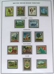 BRITISH INDIAN OCEAN TERRITORY [1968-2021]. Vrijwel geheel postfrisse ...