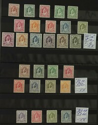 JORDANIË [1930-1984]. Nagenoeg geheel postfrisse verz. met prima ...