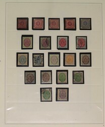 DEENS WEST INDIË [1855-1917]. Deels dubbele collectie zowel gebruikt ...