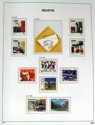 ZWITSERLAND [1946-2008]. Postfrisse verz. in 3 luxe Davo albums. ...