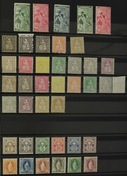 ZWITSERLAND [1900-1963]. Geheel ongebruikte collectie en heel veel ...