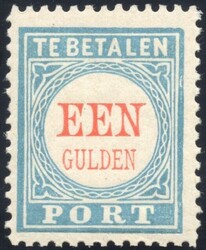 Nr. P12DIII (1 Gulden) postfris! Met 2 fotocertificaten o.a. H. ...