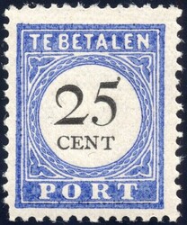 Nr. P26a (25 cent) type III, postfris