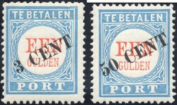 Nr. P27-P28 type III postfris! Met fotocertificaat H. Vleeming (2018)