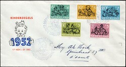 Kind nr. E11a, envelop met afwijkende tekst datum i.p.v. First Day of ...