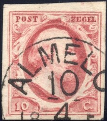 ALMELO C type I op 10 cent nr. 2. H/S 100