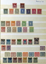 Overzeese Rijksdelen. Verz. vanaf 1864 met wat gebruikt en veel ...