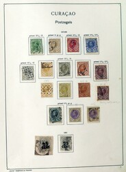 Curaçao/Antillen [1873-1984]. Verz. in Ka-Be album met prima ...