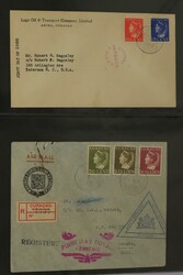 Curaçao/Antillen [1941-1964]. Verz. voorlopers en FDC's, w.bij ...