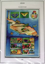 Aruba [1986-2024]. Postfrisse verz. in 2 luxe Davo albums incl. blocks