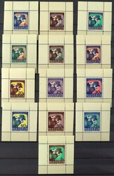 No. 07-Design proofs "TAMBAH SEN" in miniature sheet (a few ex. cut ...