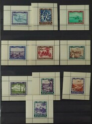 No. 11-Airmail stamps. Final proofs in miniature sheet, line ...