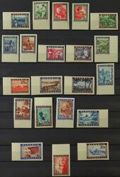 Republik. Collection final proofs, imperforate between no. 10-Regular ...